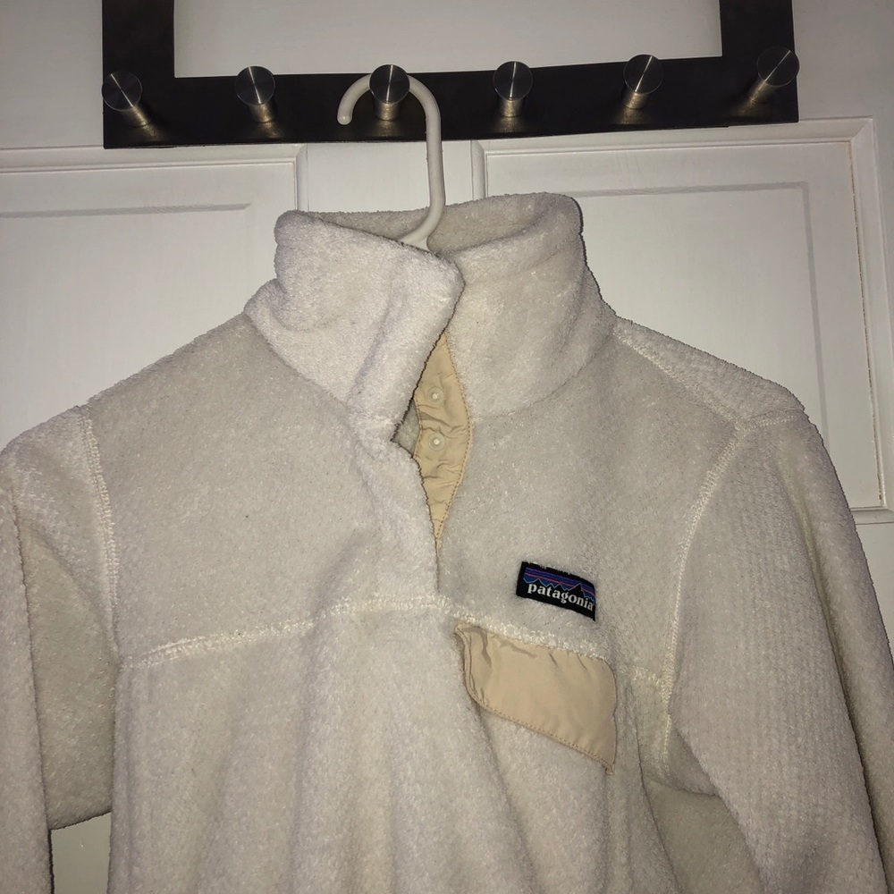 White womens fleece patagonia